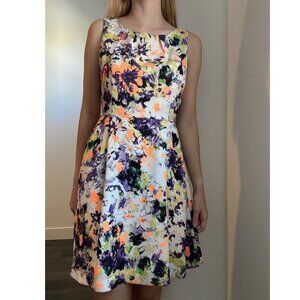 Maeve Floral Mini Dress - Multicolor